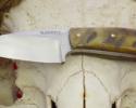 Custom knives with etching is available with your choice of handle.