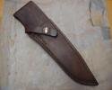 Do you have a knife and need a sheath for it? We can create a completely custom leather sheath for it!